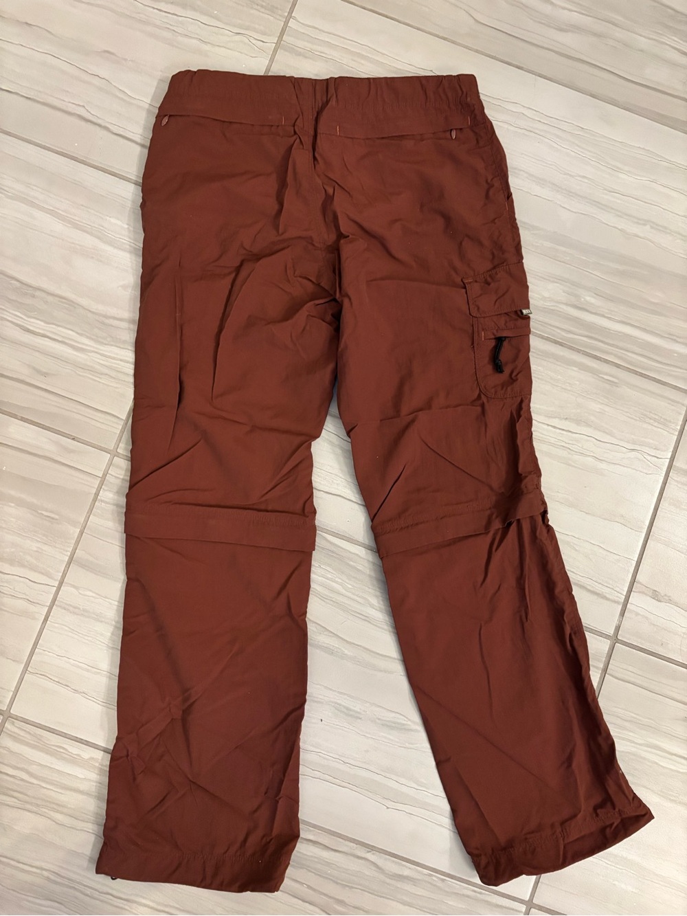 Women’s Convertible Hiking Pants in Rust Brown